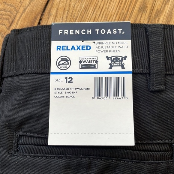 NWT French Toast Boys Flat Front Relaxed Pants - Picture 3 of 5